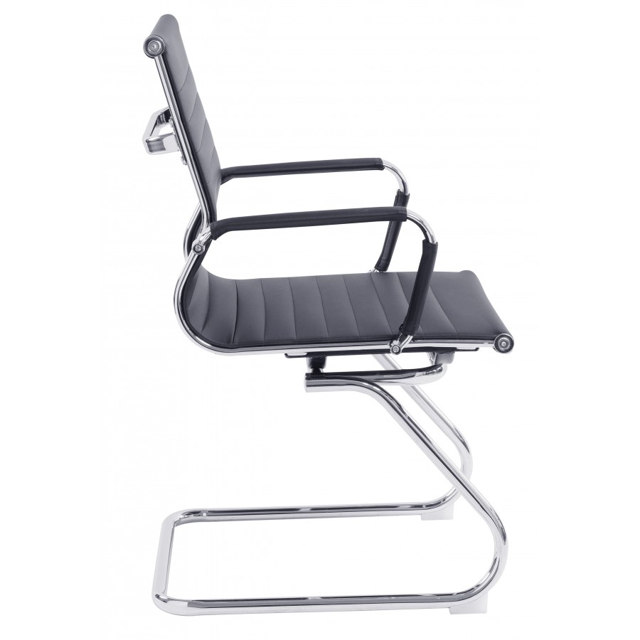 Aura Leather Cantilever Office Chair